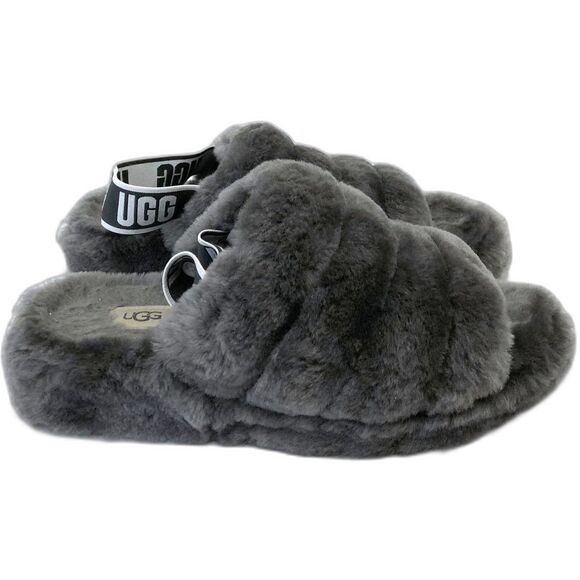 UGG Women’s Puffy Snugg Slides - Size 8 - Picture 2 of 6